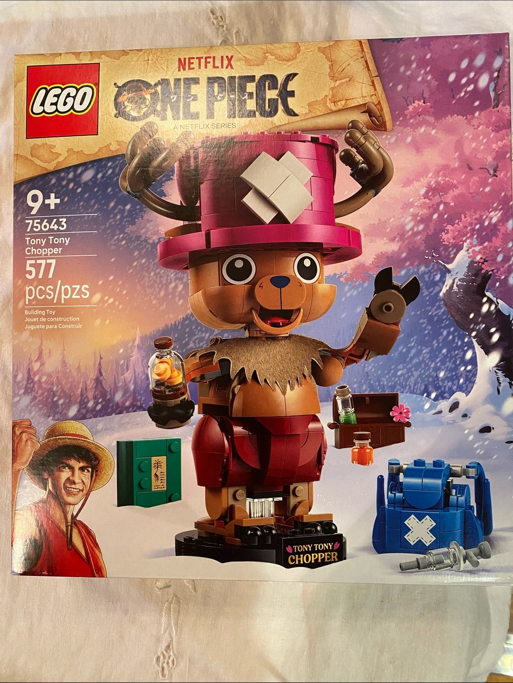 LEGO One Piece Tony Tony Chopper Building Toy   577 pcs / 9+ / 75643